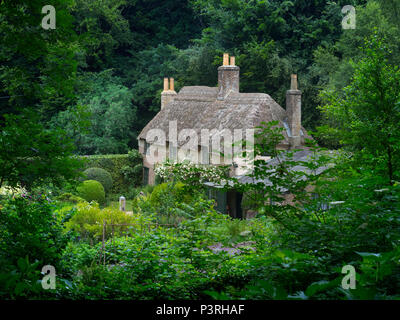 La Thomas Hardy's Cottage in maggiore Bockhampton, Dorset Foto Stock