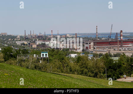 Una vista generale su regioni di Volgograd il 18 giugno 2018 a Volgograd, Russia. (Foto di Daniel Chesterton/phcimages.com) Foto Stock