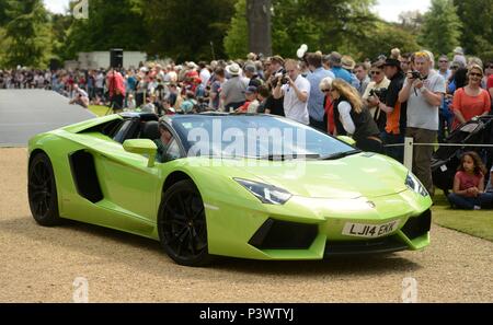 Wilton classico e Supercar weekend , tenutosi a Wilton House, Nr Salisbury 07/06/2015 Foto Stock