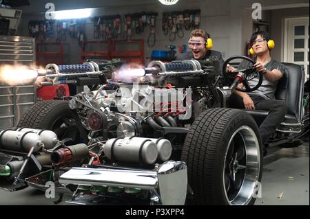 Pellicola originale titolo: il Hornet verde. Titolo inglese: il Hornet verde. Regista: Michel Gondry. Anno: 2011. Stelle: Seth Rogen; Jay Chou. Credito: Columbia Pictures / Album Foto Stock