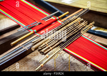 Dettaglio del malaysian telaio tradizionale Foto Stock