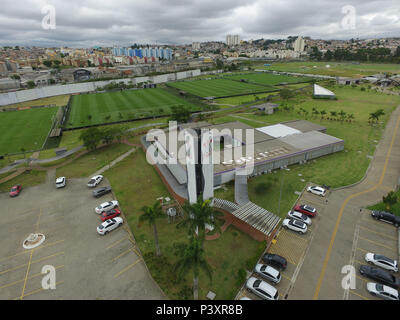 Imagem aérea do Centro de Treinamento Joaquim grava, fare Clube de futebol Sport Club Corinthians Paulista em São Paulo (SP). Foto Stock