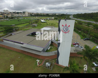 Imagem aérea do Centro de Treinamento Joaquim grava, fare Clube de futebol Sport Club Corinthians Paulista em São Paulo (SP). Foto Stock