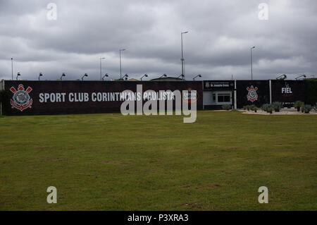 Centro de Treinamento Joaquim Grava do Clube de futebol Sport Club Corinthians Paulista, localizado em São Paulo (SP). Foto Stock