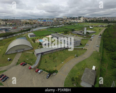 Imagem aérea do Centro de Treinamento Joaquim grava, fare Clube de futebol Sport Club Corinthians Paulista em São Paulo (SP). Foto Stock