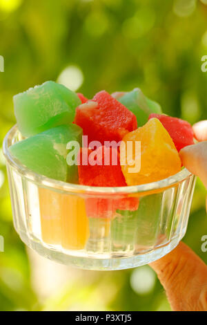 Frutta candita. Delizie turche. Foto Stock