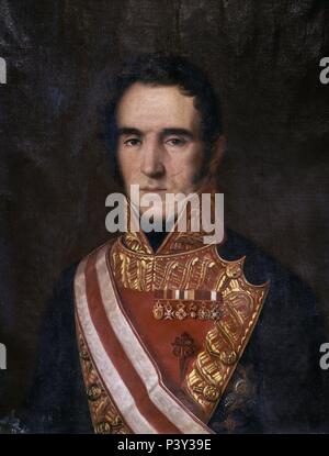 ENRIQUE Mac DONELL - TENIENTE GENERAL DE LA ARMADA 1748-1823 - OLEO 64x48 cm. Autore: Joaquín Manuel Fernández Cruzado (1781-1856). Posizione: MUSEO NAVAL / MINISTERIO DE MARINA, MADRID, Spagna. Foto Stock