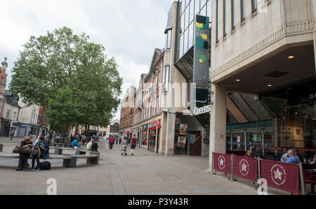 Il centro commerciale di Peterborough, CAMBRIDGESHIRE England Regno Unito Foto Stock