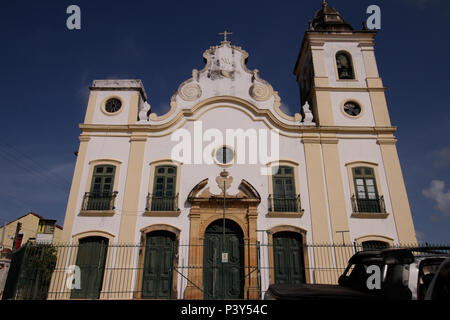 Igreja Nossa Senhora do Amparo, situada no sítio Histórico de in Olinda, Pernambuco. Foto Stock