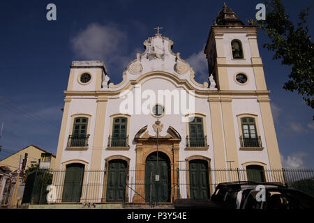 Igreja Nossa Senhora do Amparo, situada no sítio Histórico de in Olinda, Pernambuco. Foto Stock