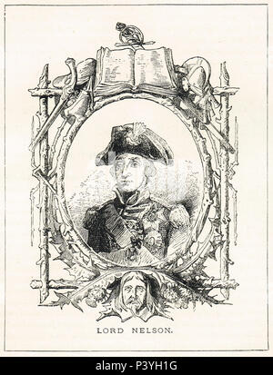 Vice ammiraglio Horatio Nelson (1758-1805) Foto Stock
