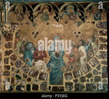 CAPILLA DE SAN WENCESLAO - 'PENTECOSTES'. Posizione: CATEDRAL DE SAN VITO, Praga, Repubblica ceca. Foto Stock