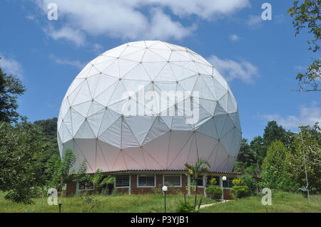 Vista da Rádio Observatório de Itapetinga, em Atibaia. Foto Stock