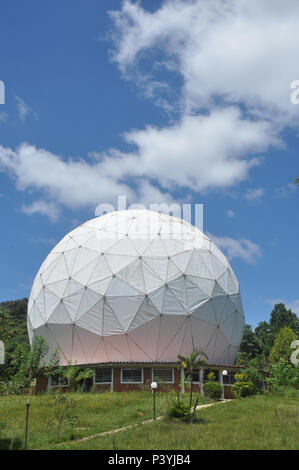 Vista da Rádio Observatório de Itapetinga, em Atibaia. Foto Stock