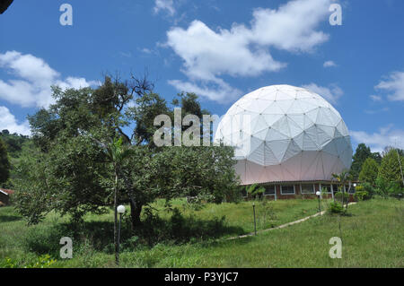 Vista da Rádio Observatório de Itapetinga, em Atibaia. Foto Stock