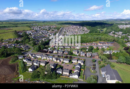 Antenna fuco vista di Cumnock Ayrshire Foto Stock