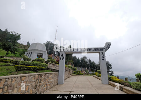 Ruanda, Bisesero Genocide Memorial Foto Stock