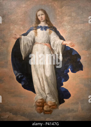 Francisco de Zurbaran - La Inmaculada Concepción (Immacolata Concezione) 1661 Foto Stock