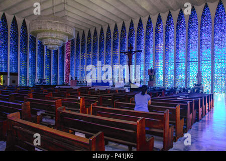 Brasilia - DF Santuário Dom Bosco Igreja Igreja Católica Fé Religião Oração Religiosidade Brasília Distrito Federal Brasil Centro Oeste Foto Stock