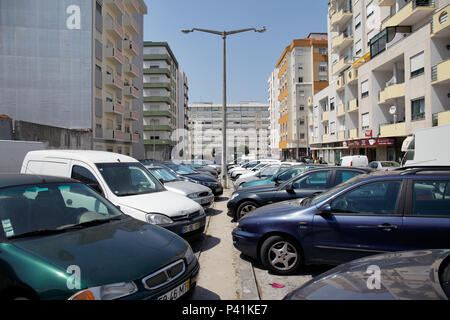 Caldas da Rainha, Portogallo, area residenziale di Caldas da Rainha Foto Stock