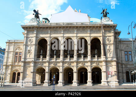 Di Vienna State Opera House , Vienna, Austria Foto Stock