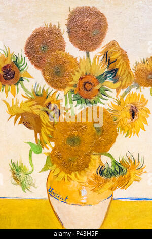 Pittura intitolato "unflowers' di Vincent van Gogh del 1888 Foto Stock