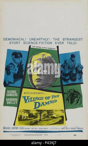 Pellicola originale titolo: villaggio dei dannati. Titolo inglese: villaggio dei dannati. Regista: WOLF RILLA. Anno: 1960. Credito: M.G.M. / Album Foto Stock