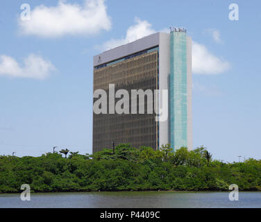 Vista Prefeitura Recife do Cais da Aurora Recife/PE, Brasil 12/10/2013. Foto: Carlos Ezequiel Vannoni / Fotoarena Foto Stock