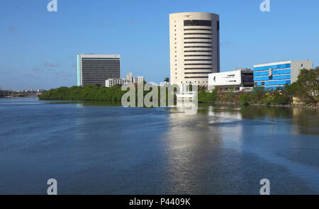 Vista Prefeitura Recife do Cais da Aurora Recife/PE, Brasil 12/10/2013. Foto: Carlos Ezequiel Vannoni / Fotoarena Foto Stock