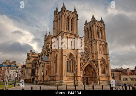 Cattedrale di Bristol, Bristol, Inghilterra, Regno Unito. (HDR) Foto Stock