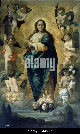 INMACULADA - siglo XVII - BARROCO ESPAÑOL. Autore: Francisco Pacheco (1564-1644). Posizione: CATEDRAL-interno, Sevilla, Sevilla, Spagna. Foto Stock