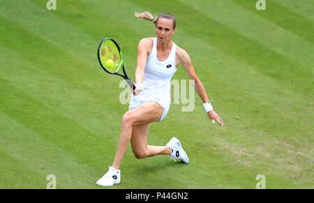 La Slovacchia è Magdalena RYBARIKOVA durante il giorno tre della natura Valle Classic a Edgbaston Priory, Birmingham. Stampa foto di associazione. Picture Data: Mercoledì 20 Giugno, 2018. Vedere PA storia TENNIS Birmingham. Foto di credito dovrebbe leggere: Mike Egerton/filo PA. Restrizioni: solo uso editoriale, nessun uso commerciale senza previa autorizzazione Foto Stock