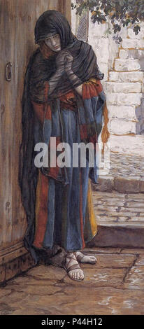 Tissot James Jacques - la vita di Cristo - la Maddalena penitente Foto Stock