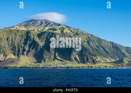 Edinburgh dei sette mari, Tristan da Cunha, i territori britannici d'Oltremare, Sud Atlantico Foto Stock