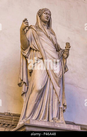 Statua Sabine donna dal II secolo nella Loggia dei Lanzi a Firenze, Italia Foto Stock