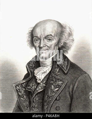 Joseph Jérôme Lefrançois de Lalande (1732 - 1807) astronomo francese. Astronomo francese Joseph Jérôme Lalande Foto Stock