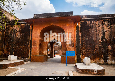 JAIPUR, INDIA-Marzo 4: Forte Amer il 4 marzo 2018 a Jaipur, India. Forte Amer su Holi Foto Stock