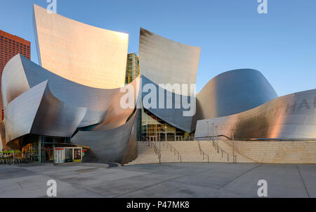 Disney Concert Hall di Los Angeles, California, USA. Foto Stock