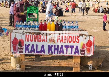 Cucina di strada, Juju beach, Mumbai, India Foto Stock