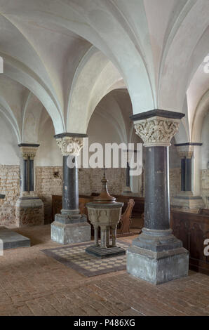 Brauweiler bei Pulheim, Abteikirche San Nicolò, Benediktuskapelle, Innenraum Foto Stock