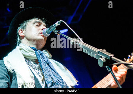 Pete Doherty in O2 Academy, Newcastle Foto Stock