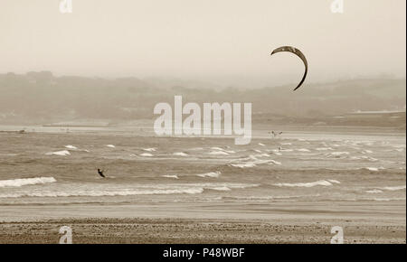 Il Kite surf Foto Stock