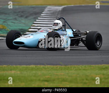 Wayne Wilson, Brabham BT21C, storica Formula 2, Serie Internazionale FIA, HSCC, Silverstone Trofeo Internazionale di gara storica riunione, giugno 2018, ca Foto Stock