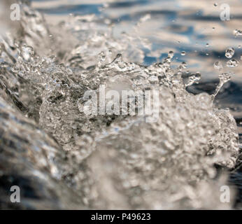 Acqua, splash, dettaglio texture Foto Stock