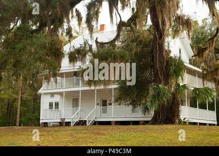 Thursby House, molla blu del parco statale, Florida Foto Stock