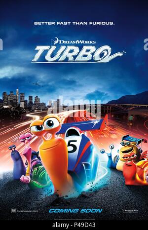 Pellicola originale titolo: TURBO. Titolo inglese: TURBO. Regista: DAVID SOREN. Anno: 2013. Credito: DREAMWORKS / Album Foto Stock
