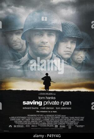 Pellicola originale titolo: Salvate il soldato Ryan. Titolo inglese: Salvate il soldato Ryan. Regista: Steven Spielberg. Anno: 1998. Credito: DREAMWORKS / Album Foto Stock