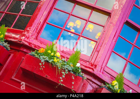 Anchor Bankside pub dettaglio, Londra, Regno Unito. Foto Stock