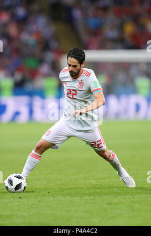 Kazan, Russia. Xx Giugno, 2018. Isco (ESP) Calcio/Calcetto : FIFA World Cup Russia 2018 Gruppo B match tra Iran 0-1 Spagna a Kazan Arena, a Kazan, la Russia . Credito: Giovanni Osada AFLO/sport/Alamy Live News Foto Stock