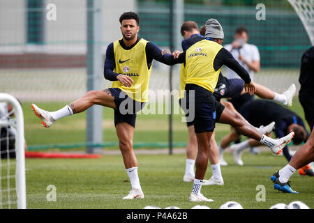 Zelenogorsk, San Pietroburgo, Russia. 21 Giugno, 2018. Kyle Walker di Inghilterra durante un'Inghilterra sessione di formazione alla Stadium Spartak Zelenogorsk il 21 giugno 2018 in Zelenogorsk, San Pietroburgo, Russia. Credito: Immagini di PHC/Alamy Live News Foto Stock